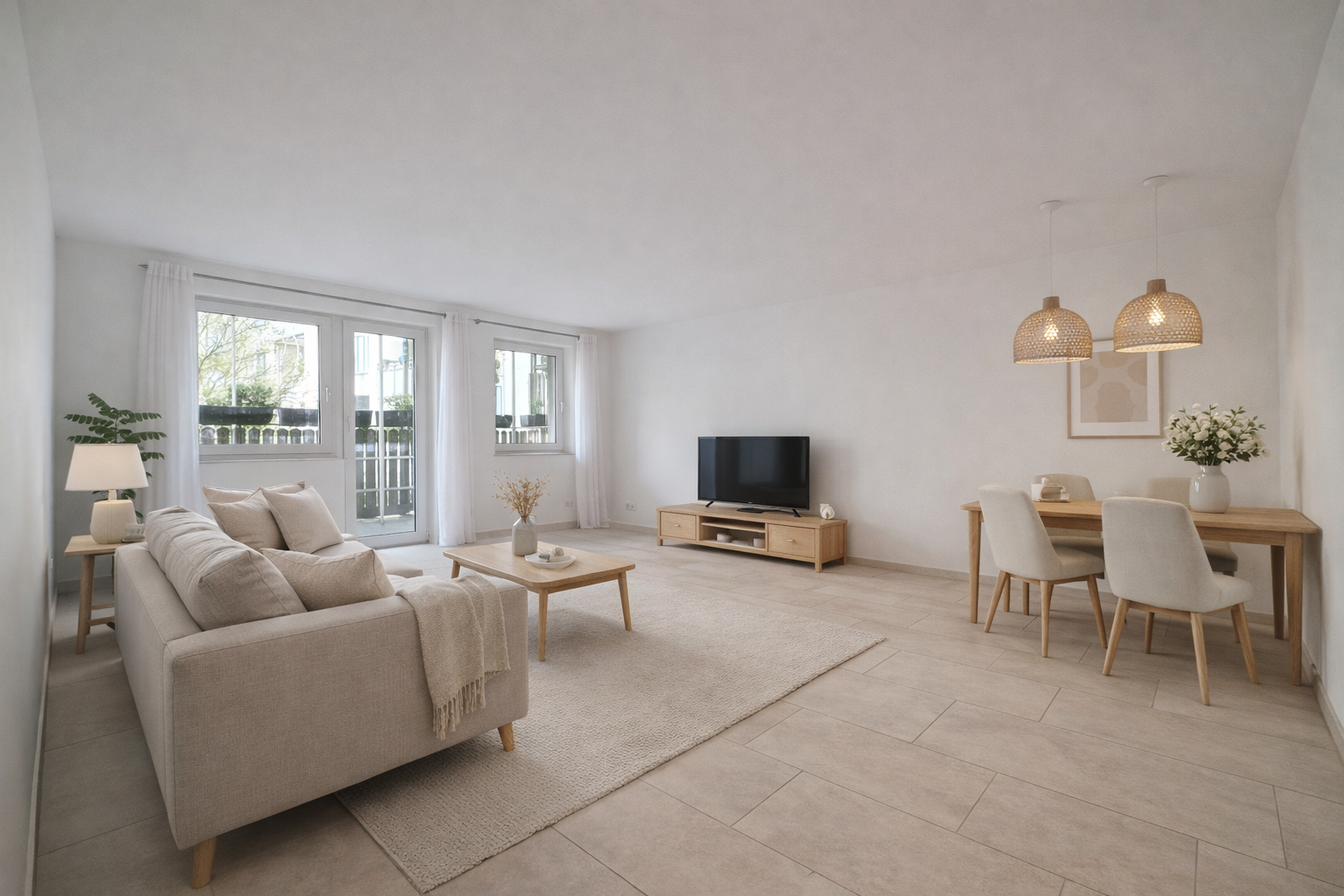 KI-Visualisierung Wohnzimmer